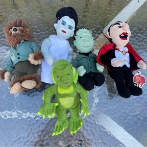 Vintage Universal Studios Classic Monsters 1999 Plush Collectible Beans